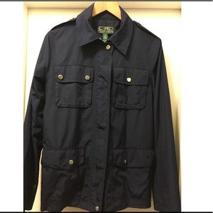 Lauren Ralph Lauren Womens Navy Blue Jacket